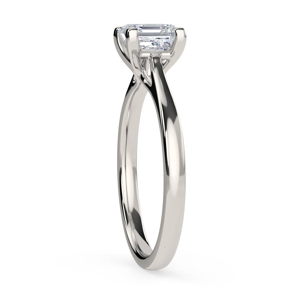 Asscher Diamond Engagement Ring P