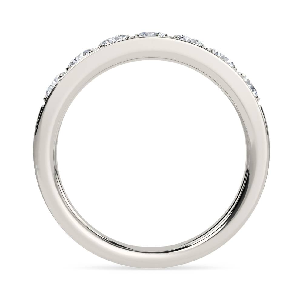 0.75ct Elegant Round Diamond Eternity Ring P