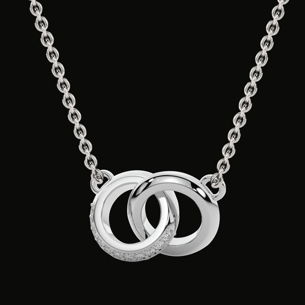 Round DIamond Designer Pendant W