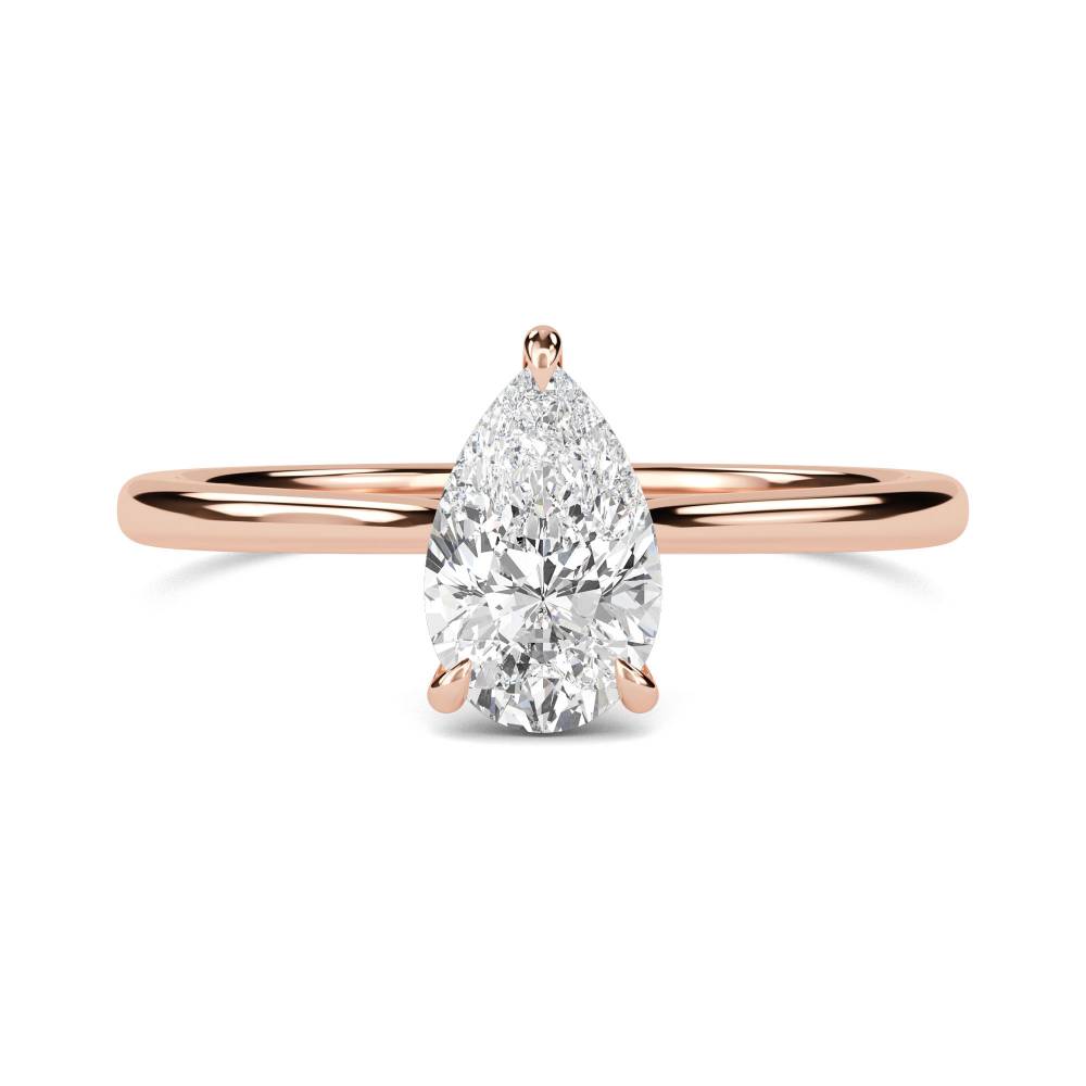 Pear Diamond Solitaire Ring Image