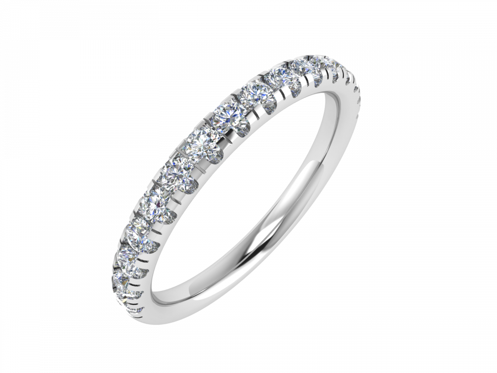 0.40ct VS/GH Round Diamond Set Eternity Ring Image