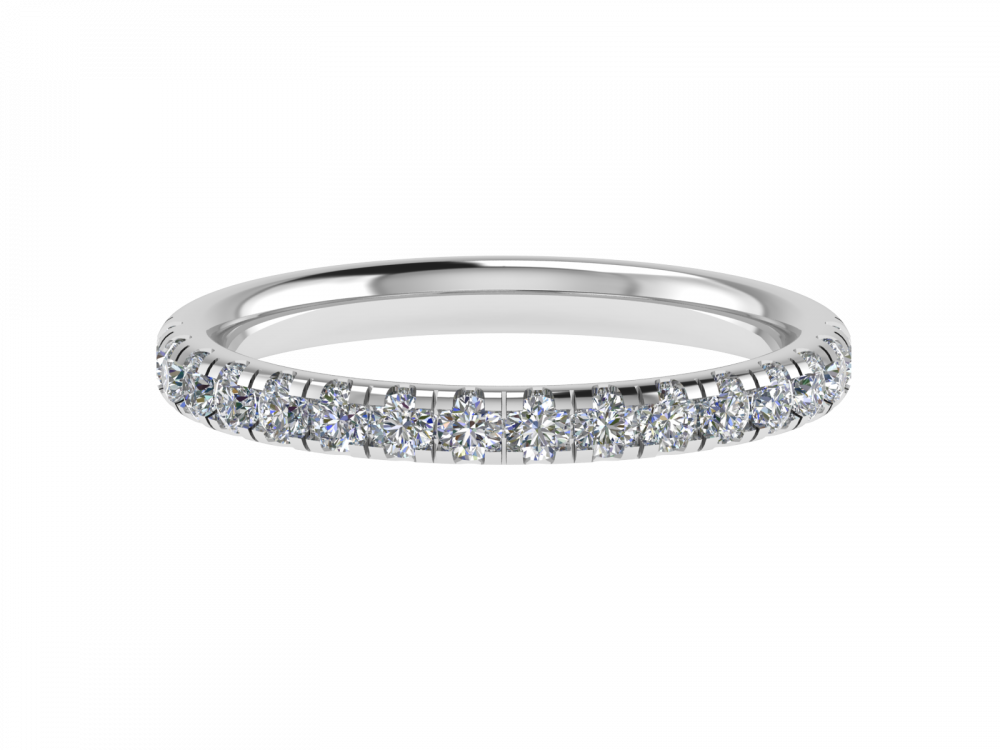 0.40ct VS/GH Round Diamond Set Eternity Ring Image