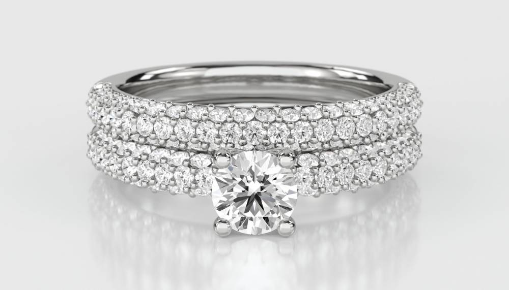 Classic Vintage Round Diamond Ring W