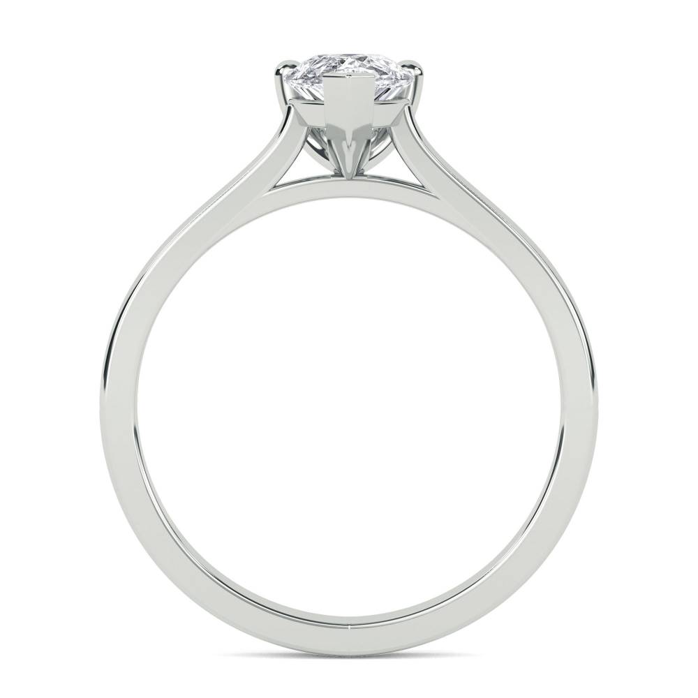 Stylish Pear Diamond Engagement Ring W