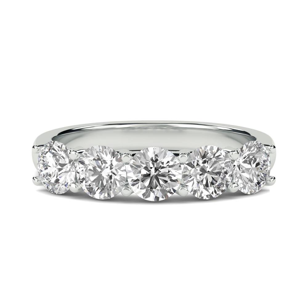 0.75ct Elegant Round Diamond Eternity Ring W