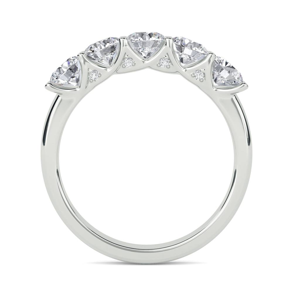 0.75ct Elegant Round Diamond Eternity Ring W