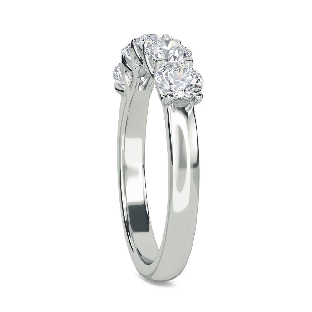 0.75ct Elegant Round Diamond Eternity Ring W