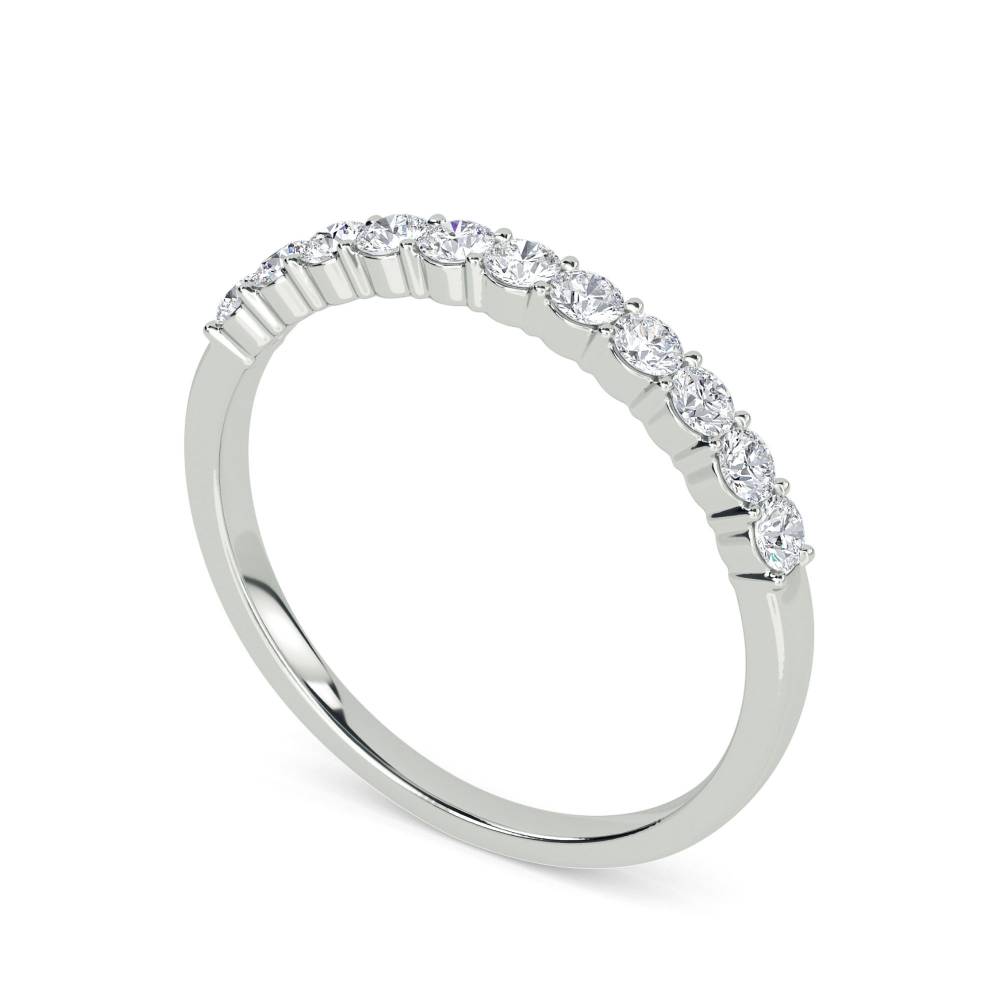 2.5mm Elegant Round Diamond Eternity Ring W