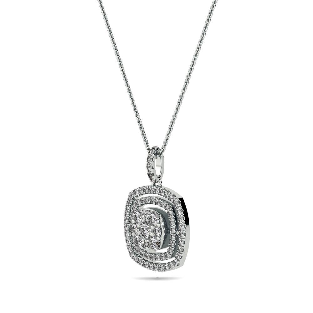 Movable Round Diamond Designer Pendant W