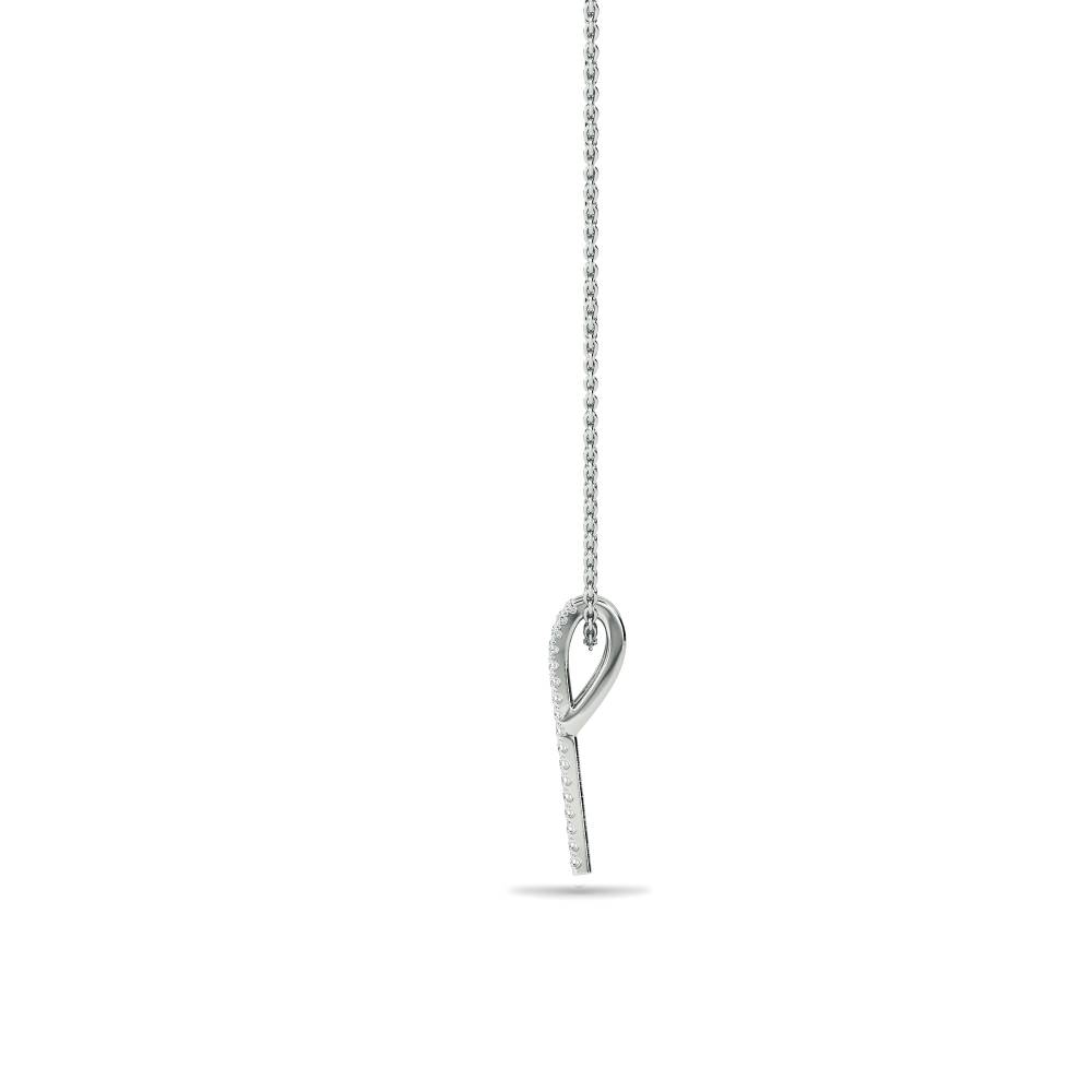 Classic Round Diamond Journey Pendant W