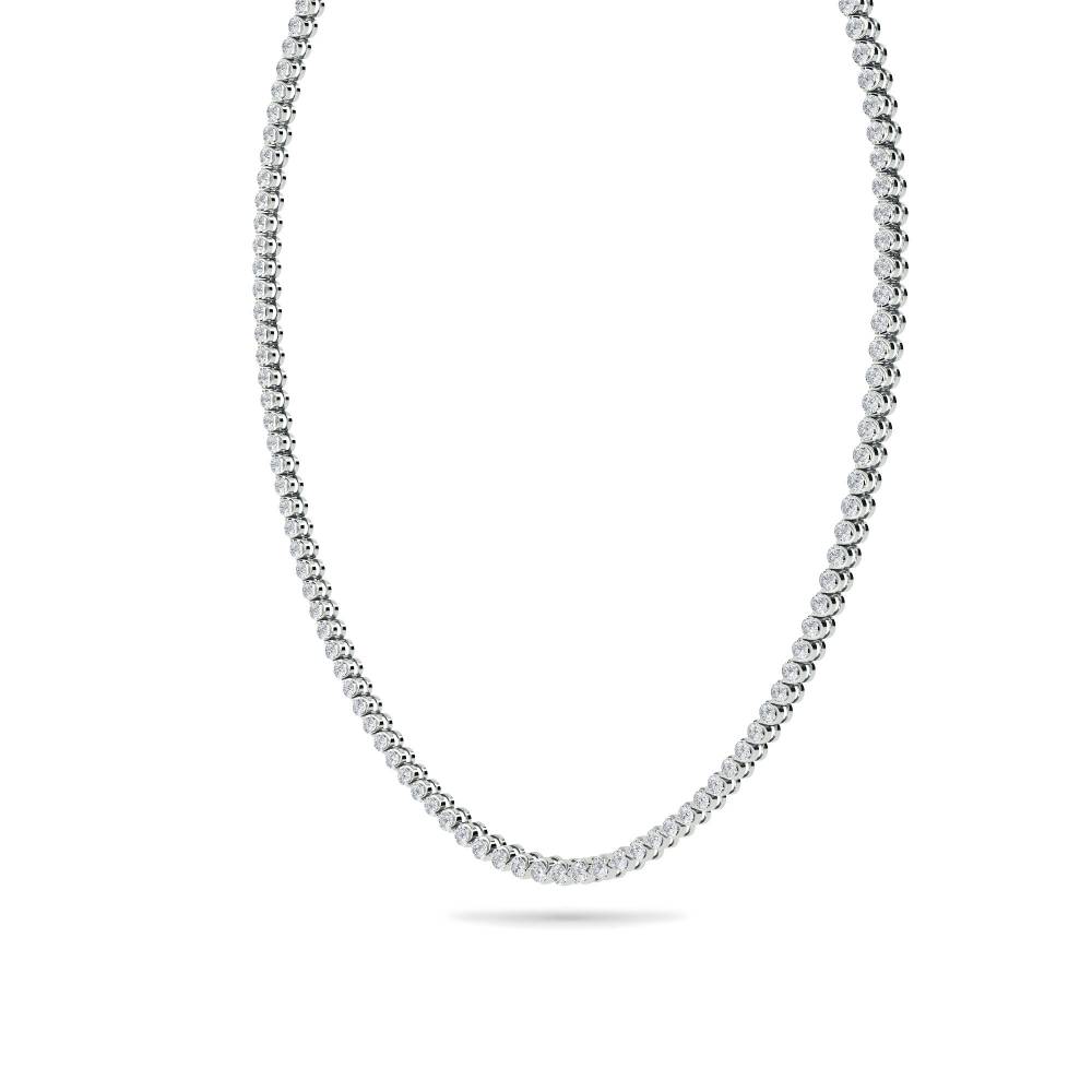 3.00ct VS/FG Bow Tie Tennis Necklace set in White Gold