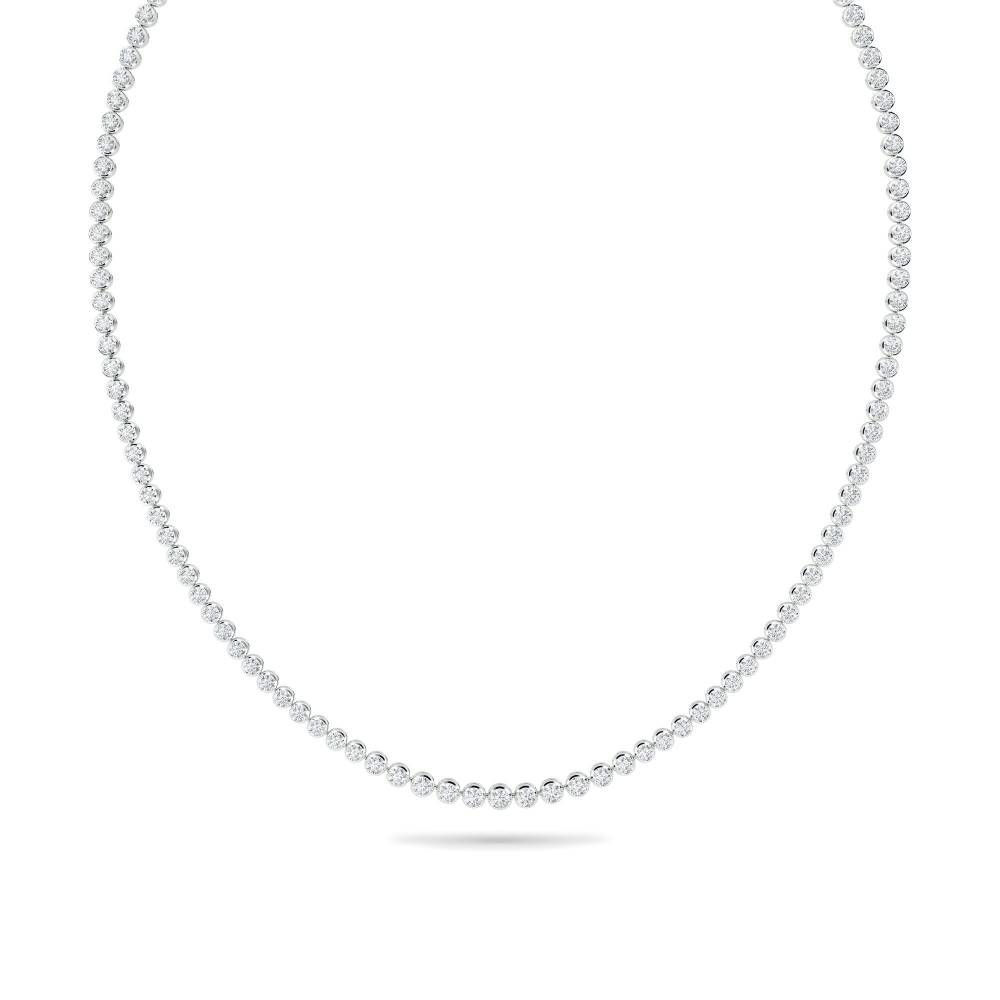 3.00ct VS/FG Bow Tie Tennis Necklace set in White Gold