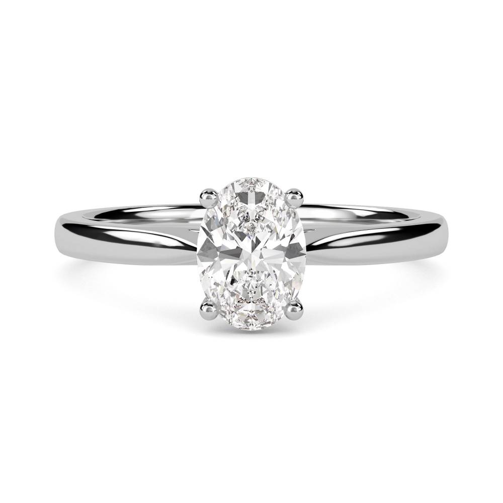 Oval Diamond Engagement Ring Image