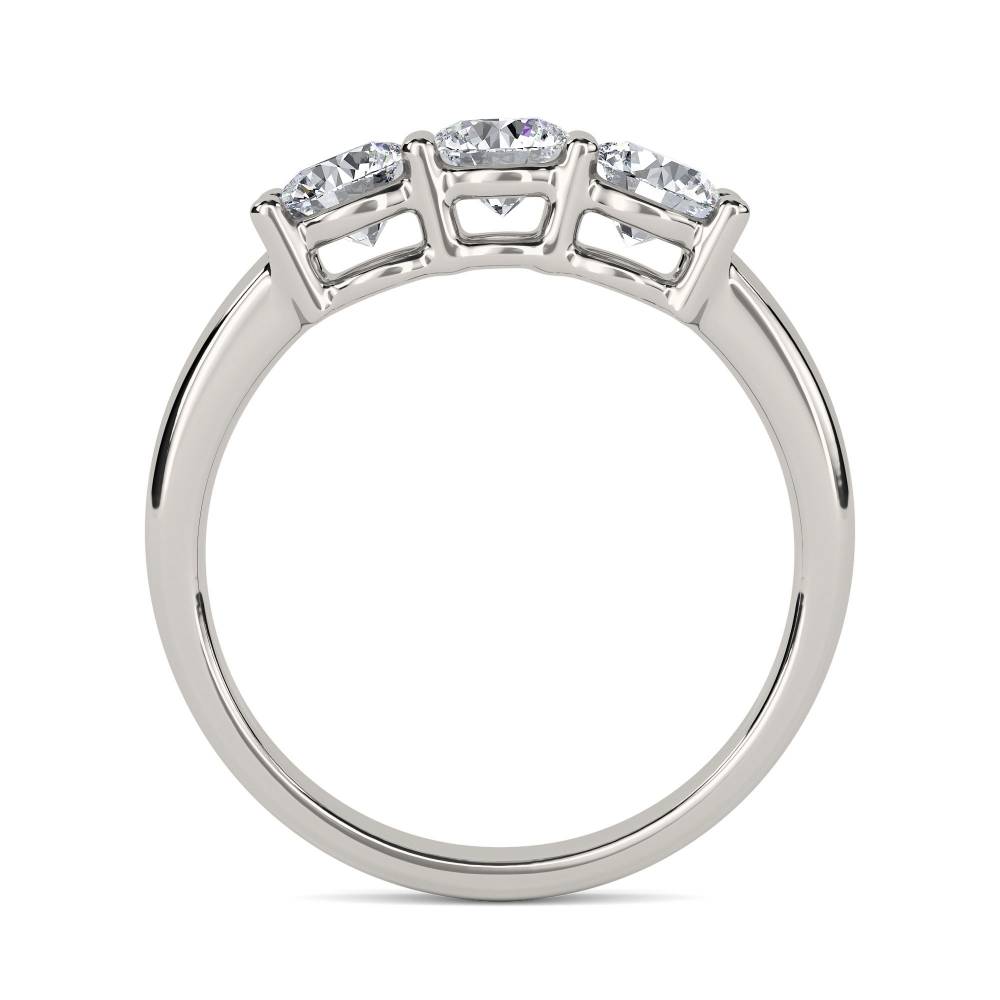 Traditional Round Diamond Trilogy Ring W