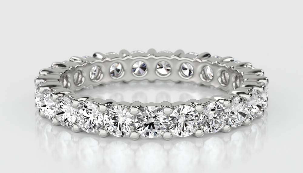 Round Diamond Full Eternity Ring W