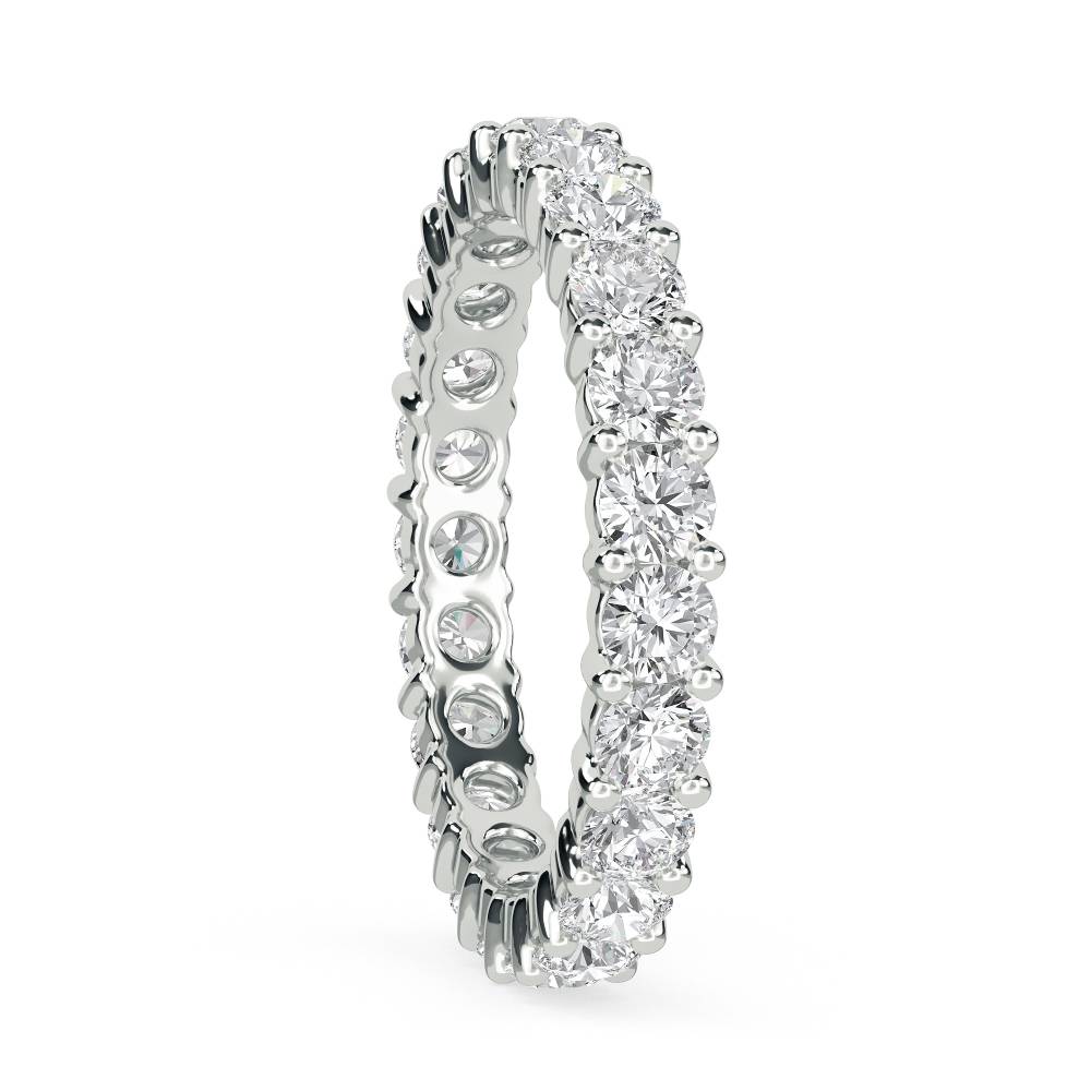 Round Diamond Full Eternity Ring W