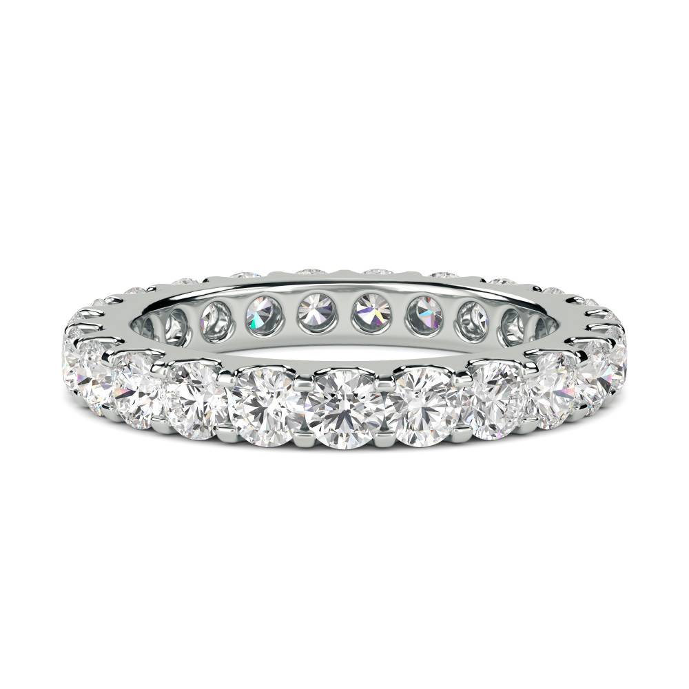 2.00ct Elegant Round Diamond Full Eternity Ring W