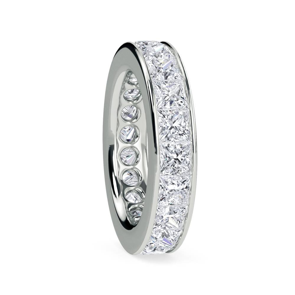 4.50ct Princess Diamond Full Eternity Ring W