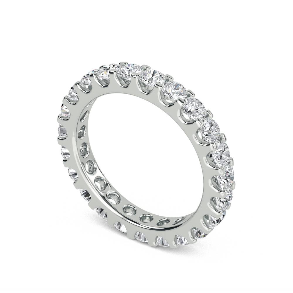 1.50ct Elegant Round Diamond Full Eternity Ring W