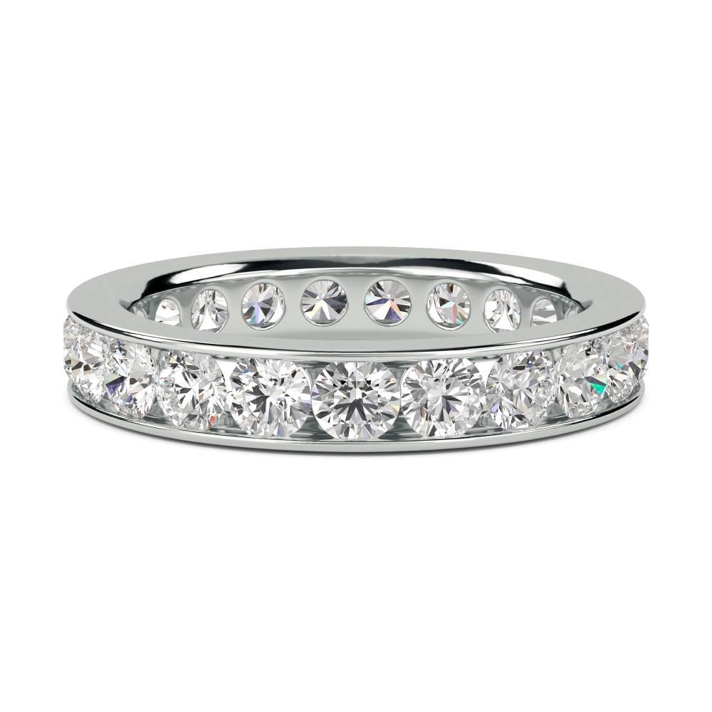 1.50ct Elegant Round Diamond Full Eternity Ring W