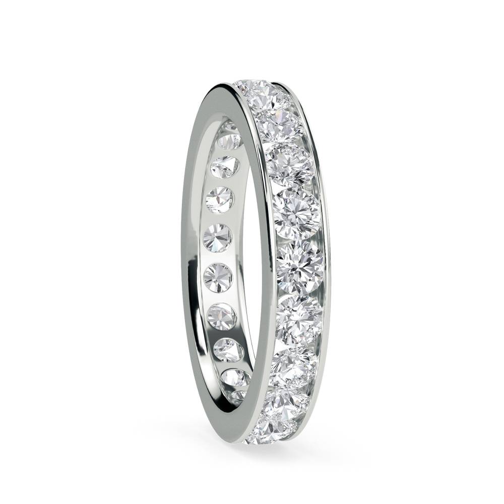 1.50ct Elegant Round Diamond Full Eternity Ring W