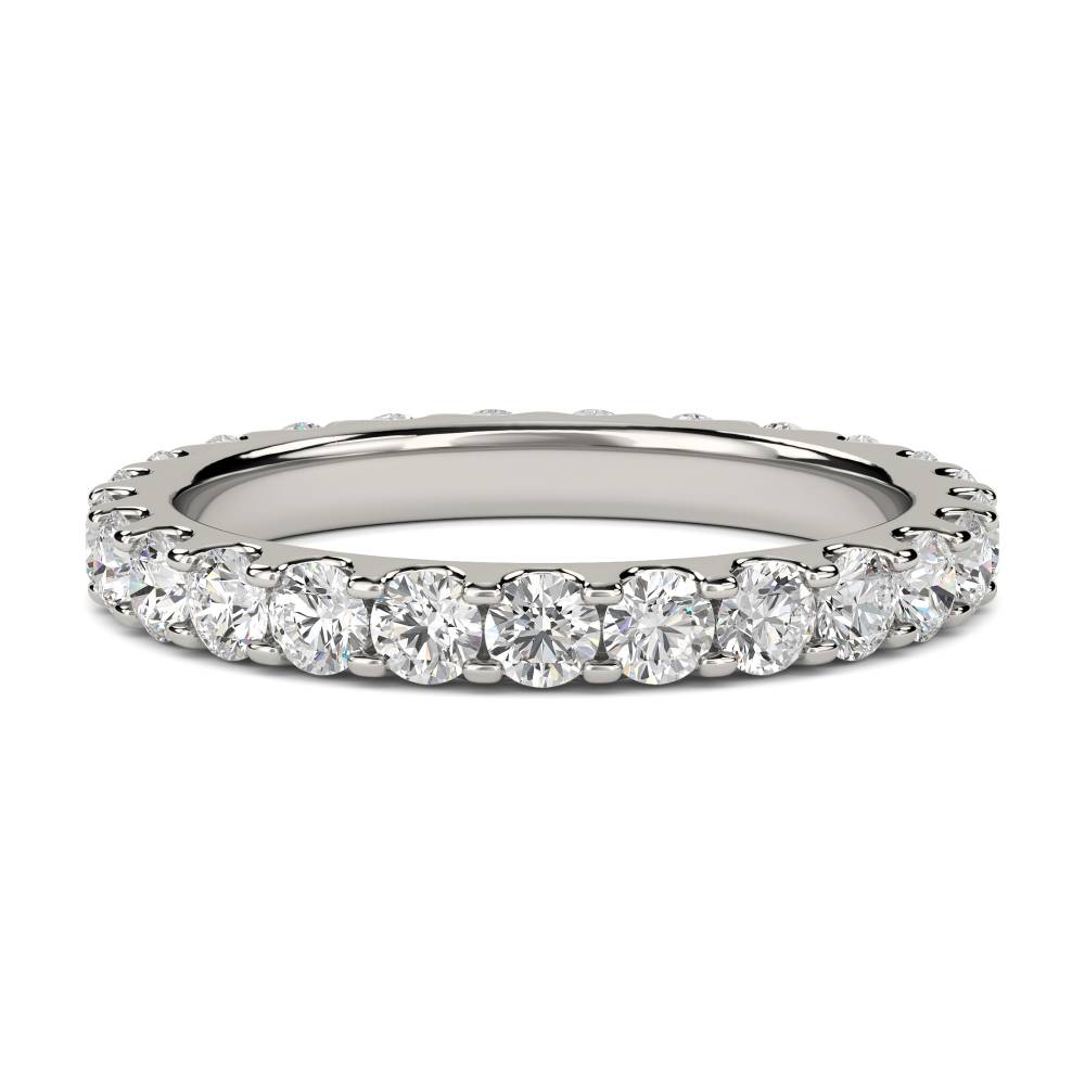 1.00ct Elegant Round Diamond Full Eternity Ring W