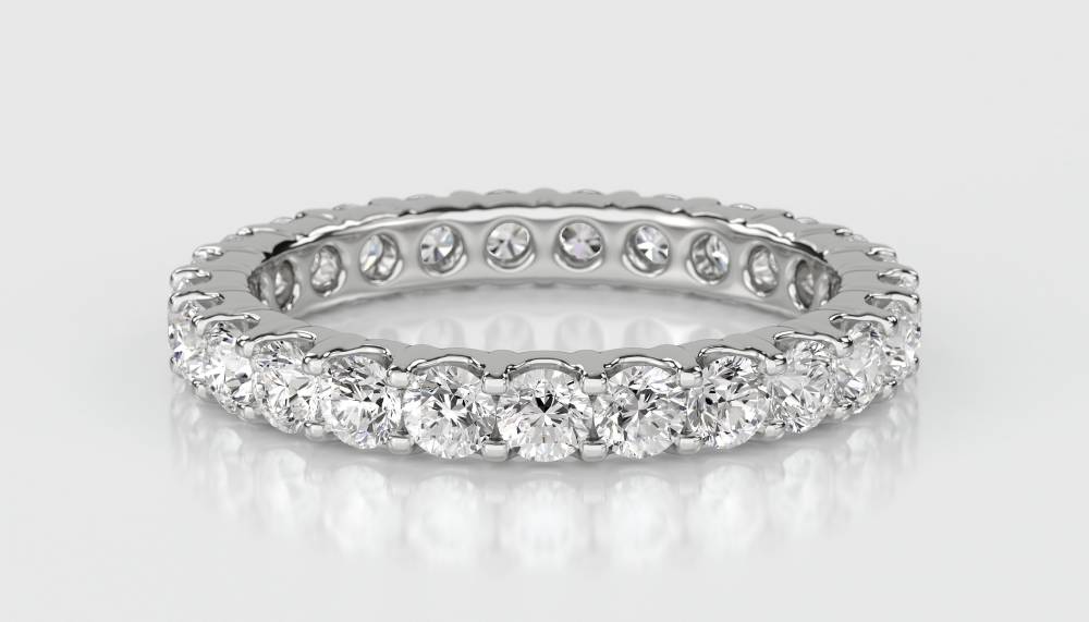 1.50ct Elegant Round Diamond Full Eternity Ring W