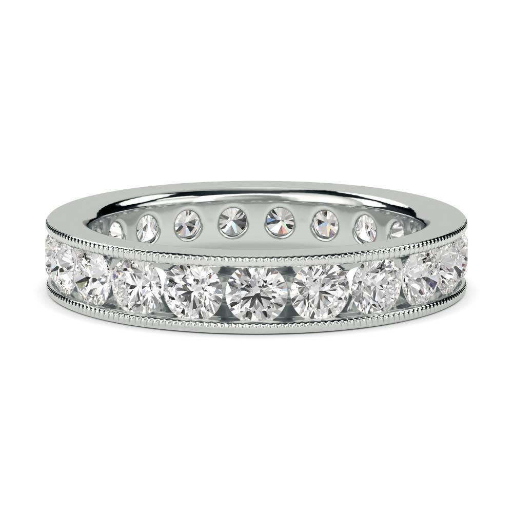 2.00ct Elegant Round Diamond Full Eternity Ring W