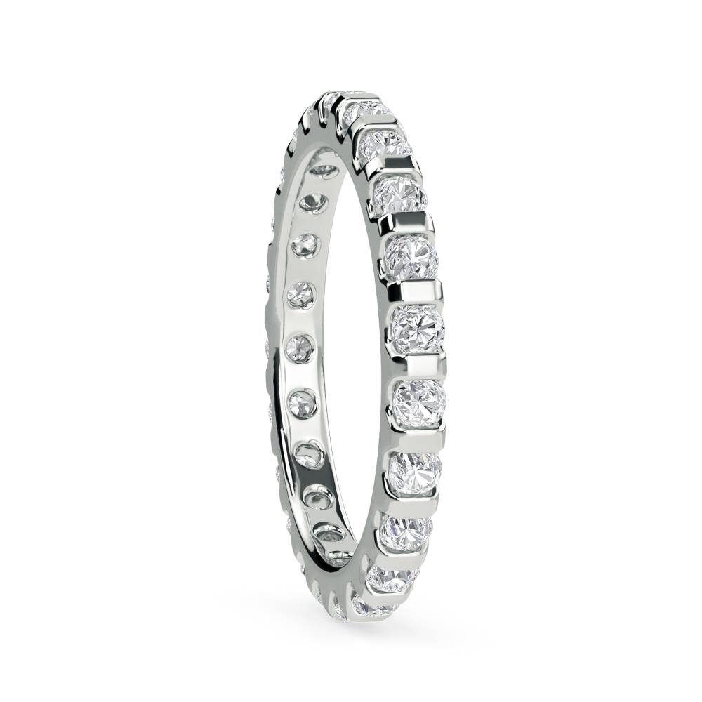 2.5mm Elegant Round Diamond Full Eternity Ring W