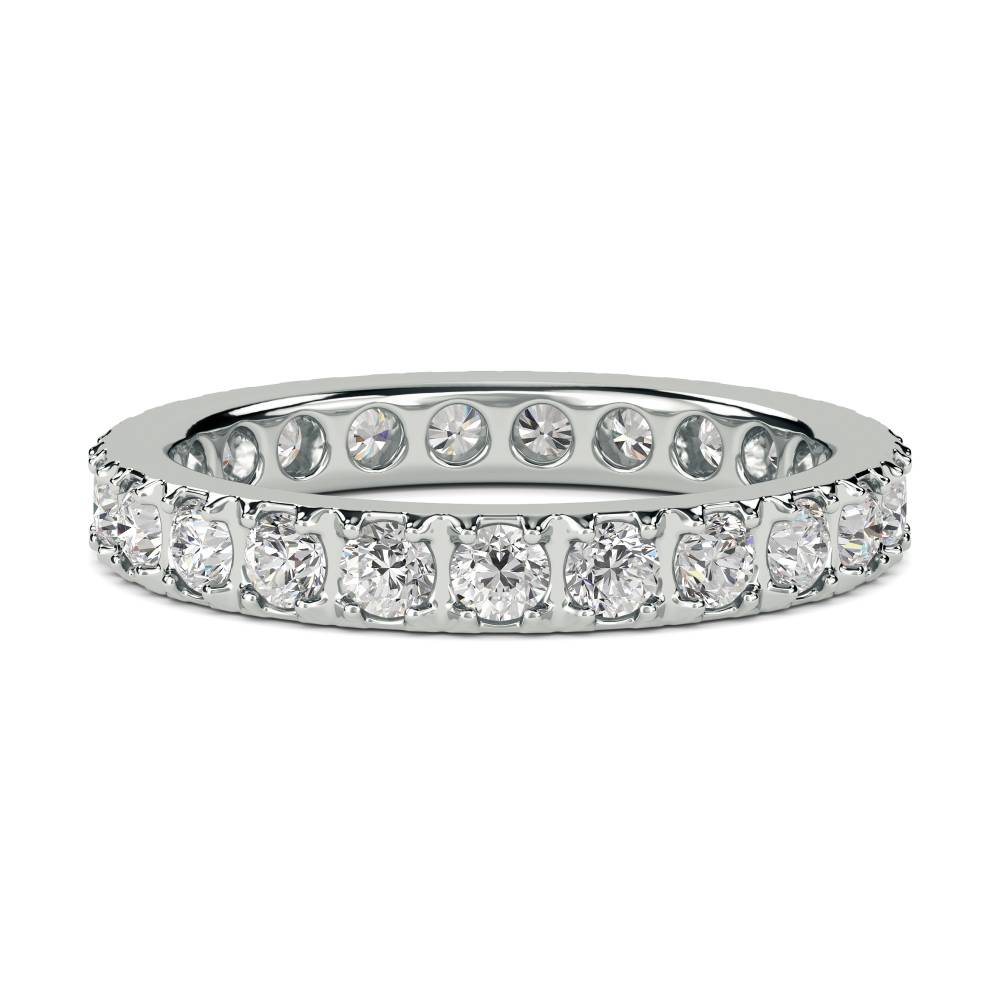 1.25ct Elegant Round Diamond Full Eternity Ring W