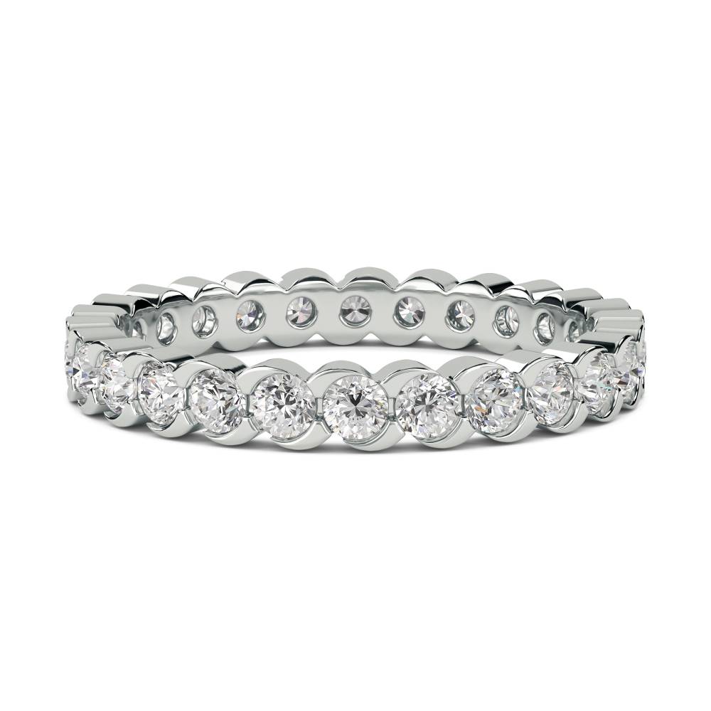 1.00ct Round Diamond Full Eternity Ring W