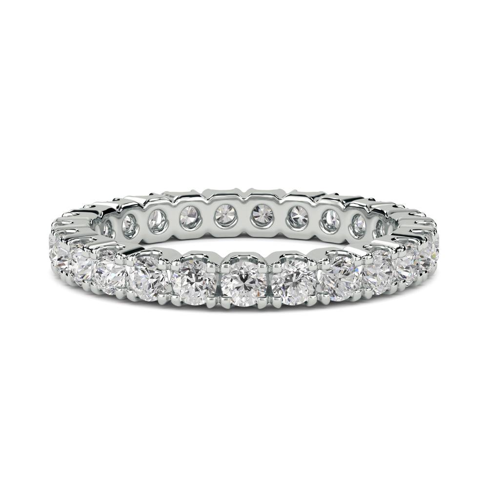 1.25ct Elegant Round Diamond Full Eternity Ring W