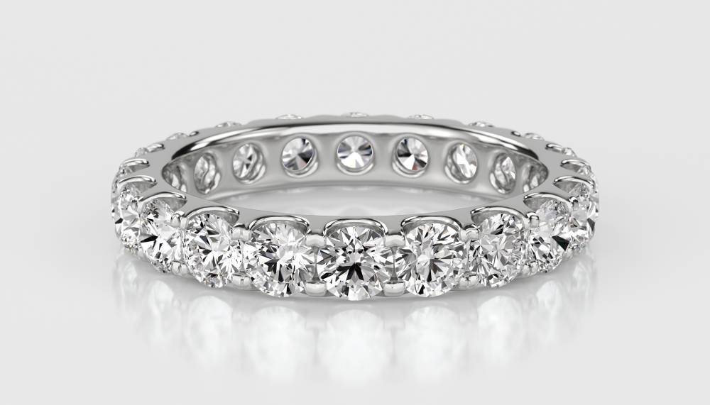 2.00ct Elegant Round Diamond Full Eternity Ring W