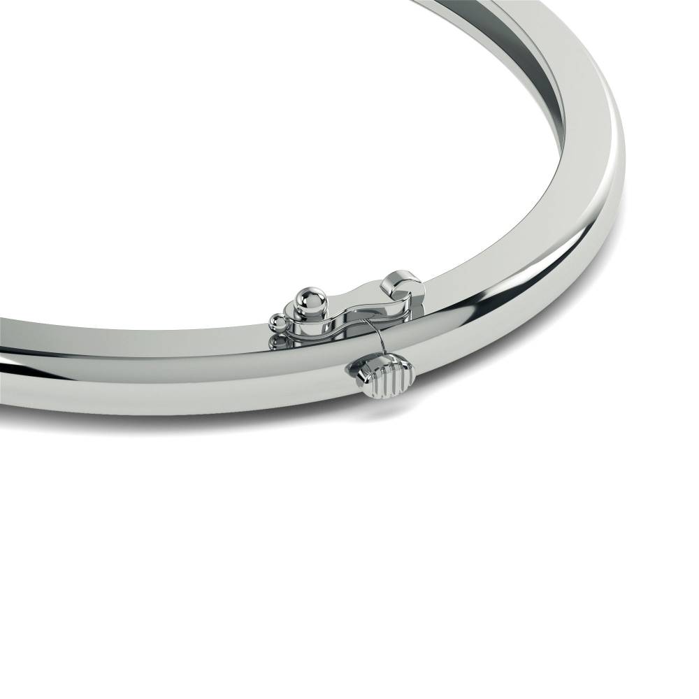 Elegant Round Diamond Set Bangle W