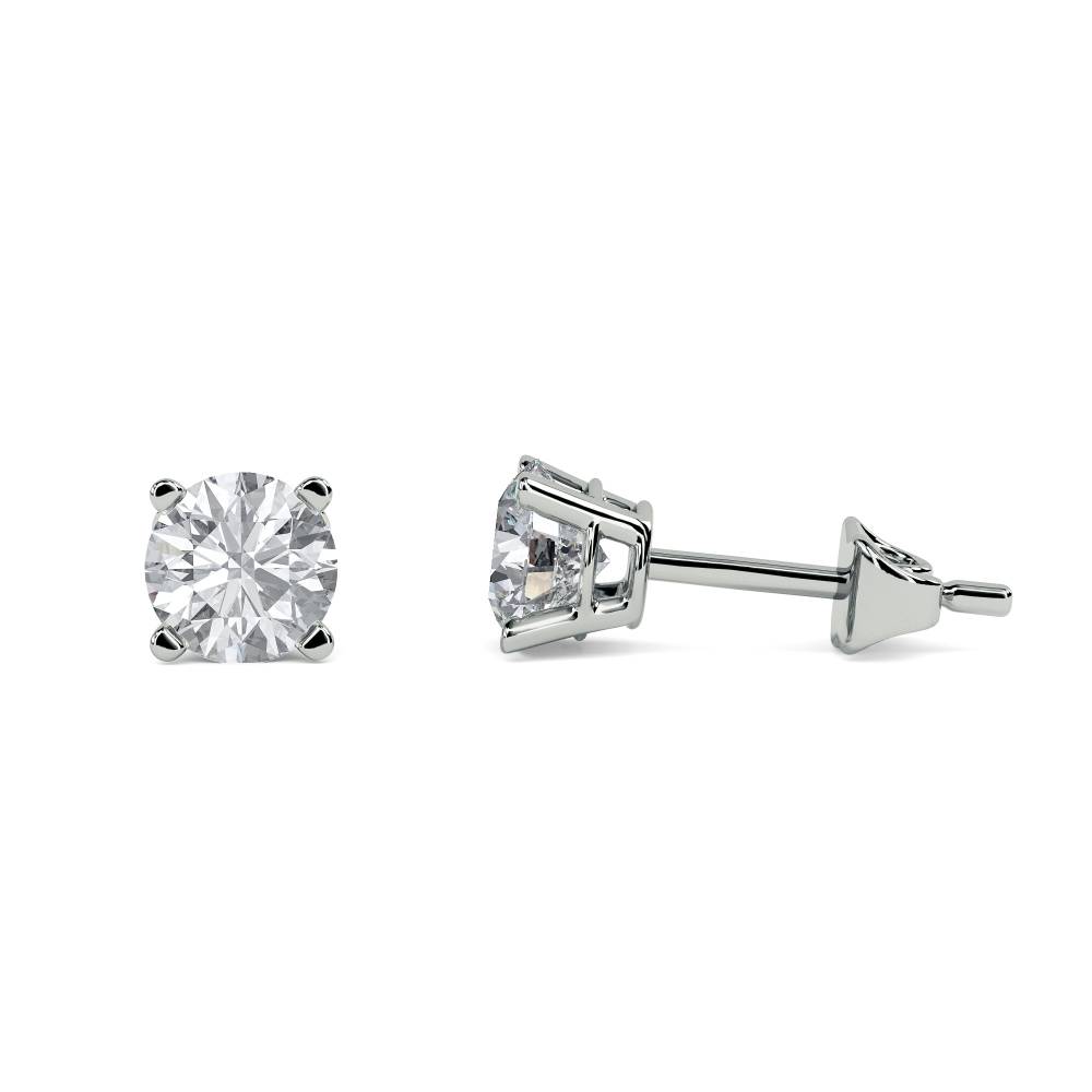 Contemporary Round Diamond Designer Earrings W