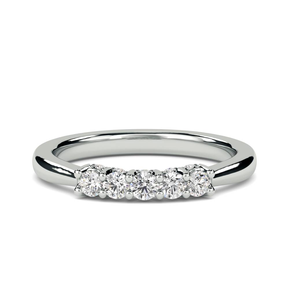 0.25ct Elegant Round Diamond Eternity Ring W