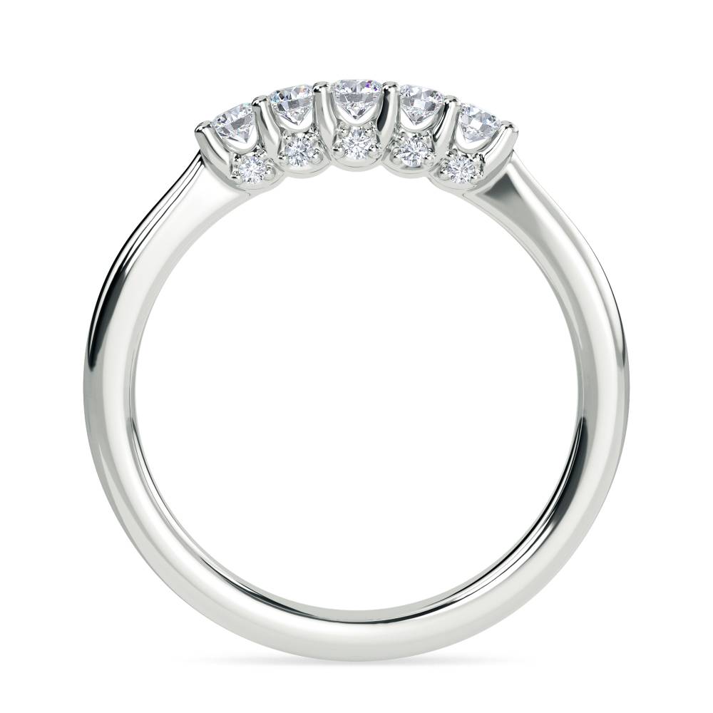 0.25ct Elegant Round Diamond Eternity Ring W