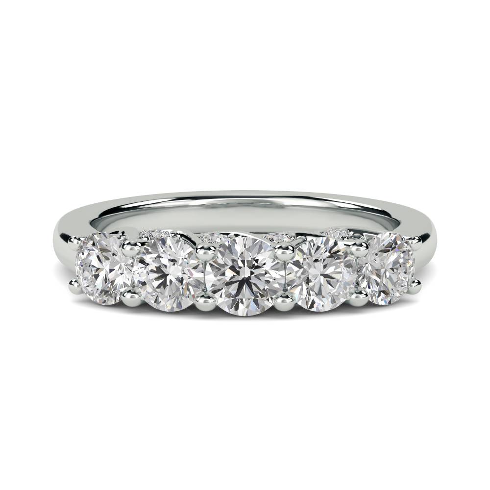 1.00ct Elegant Round Diamond Eternity Ring W