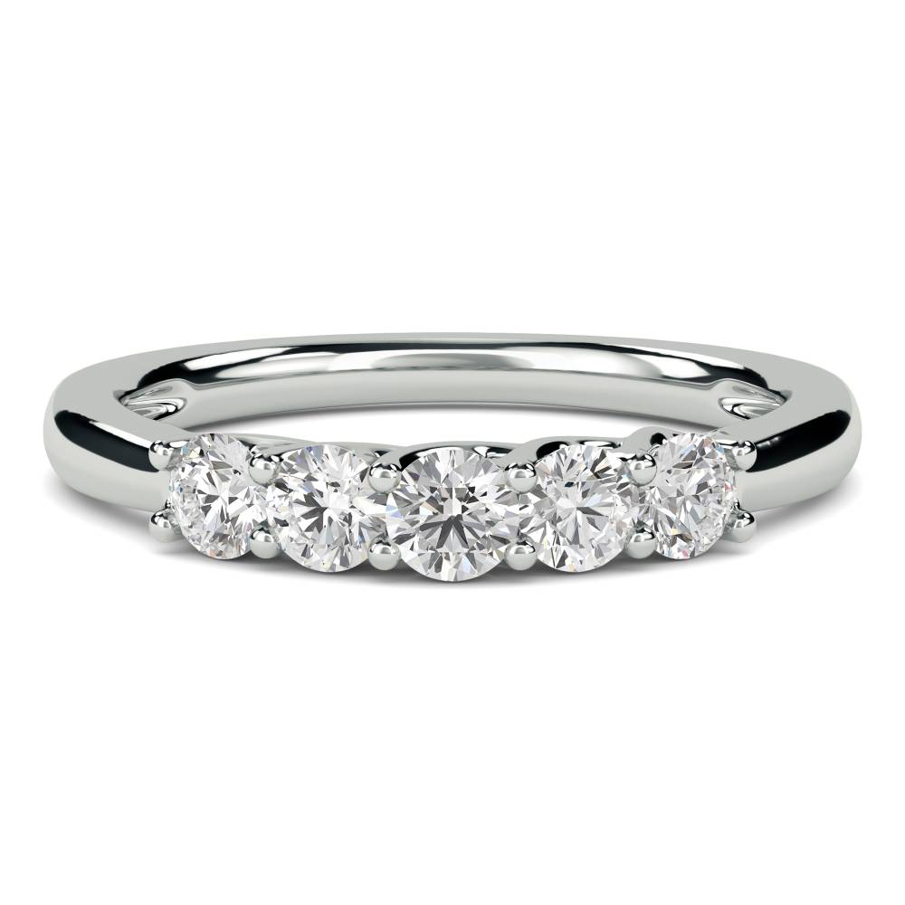 0.50ct Elegant Round Diamond Eternity Ring P