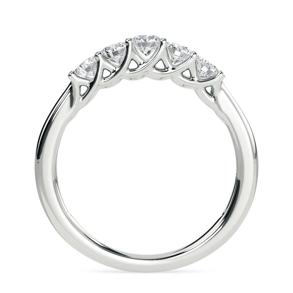 0.50ct Elegant Round Diamond Eternity Ring P