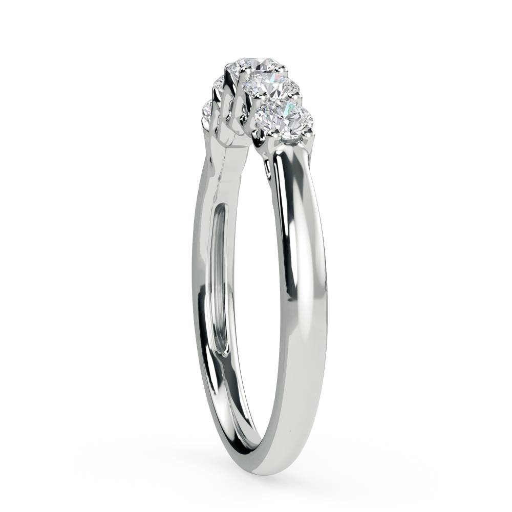 0.50ct Elegant Round Diamond Eternity Ring P