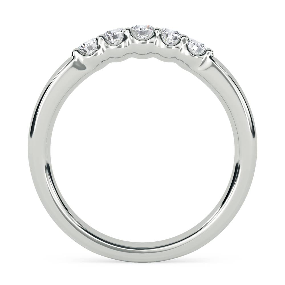 0.25ct Elegant Round Diamond Eternity Ring P