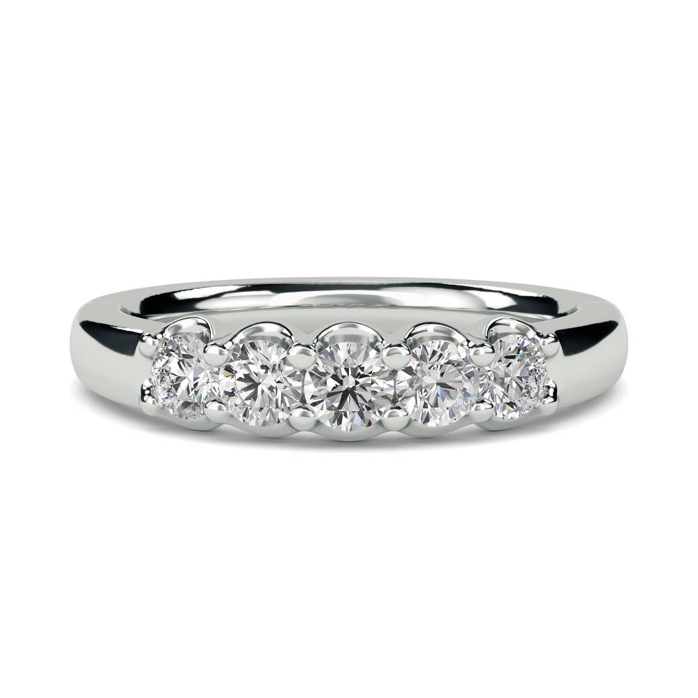 0.50ct Elegant Round Diamond Eternity Ring P