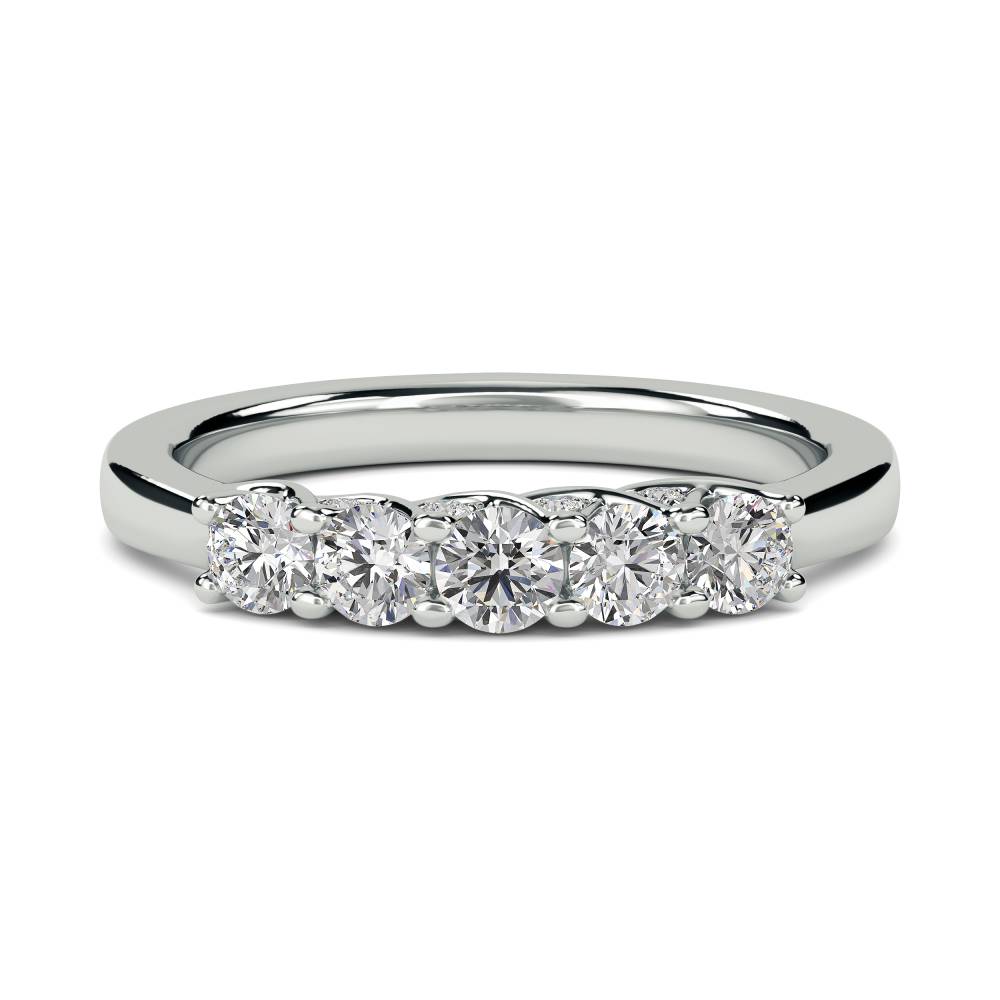 0.50ct Elegant Round Diamond Eternity Ring P