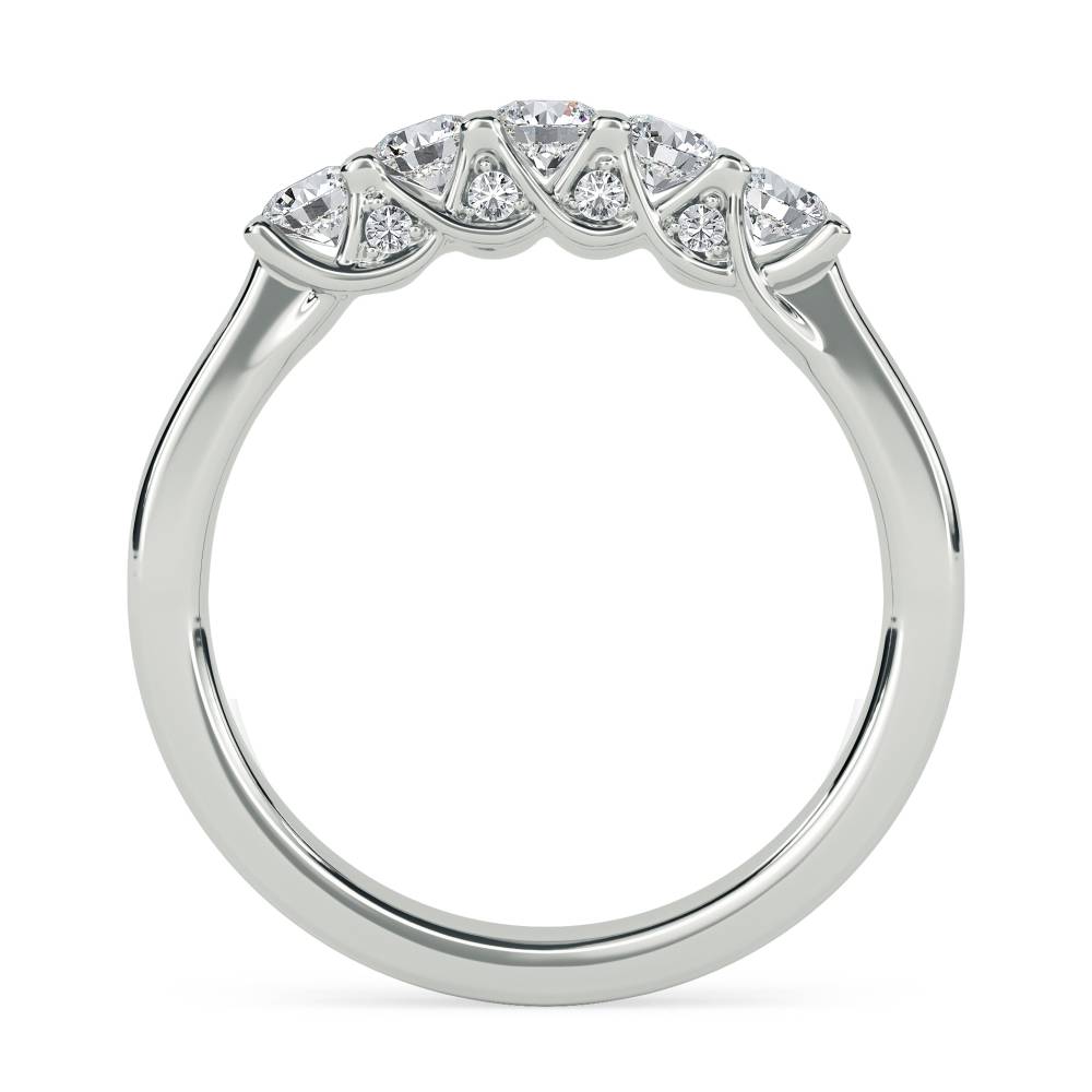 0.50ct Elegant Round Diamond Eternity Ring P