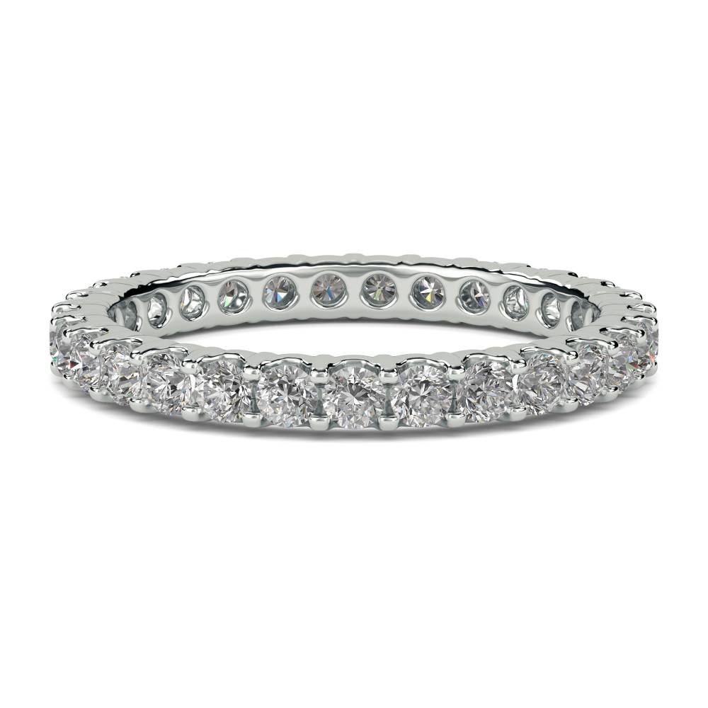 1.00ct Elegant Round Diamond Full Eternity Ring W