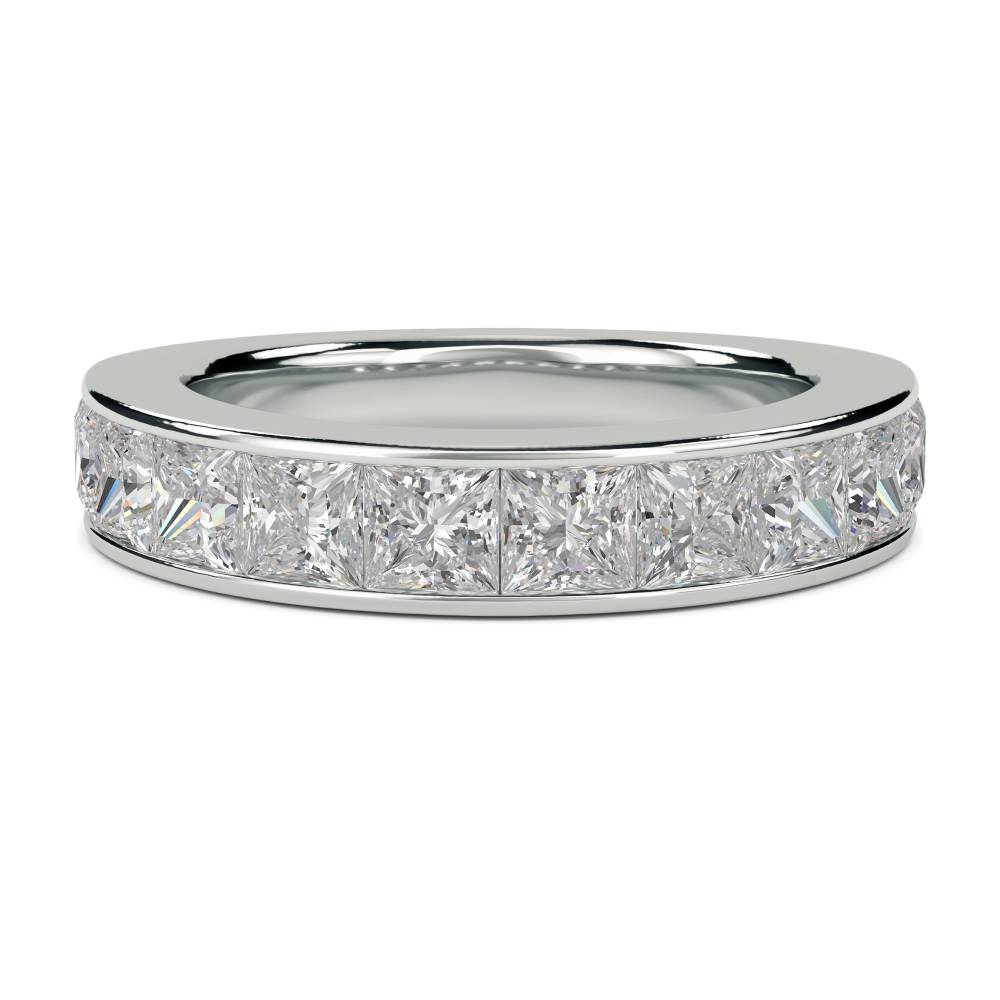 2.00ct Elegant Princess Diamond Eternity Ring W