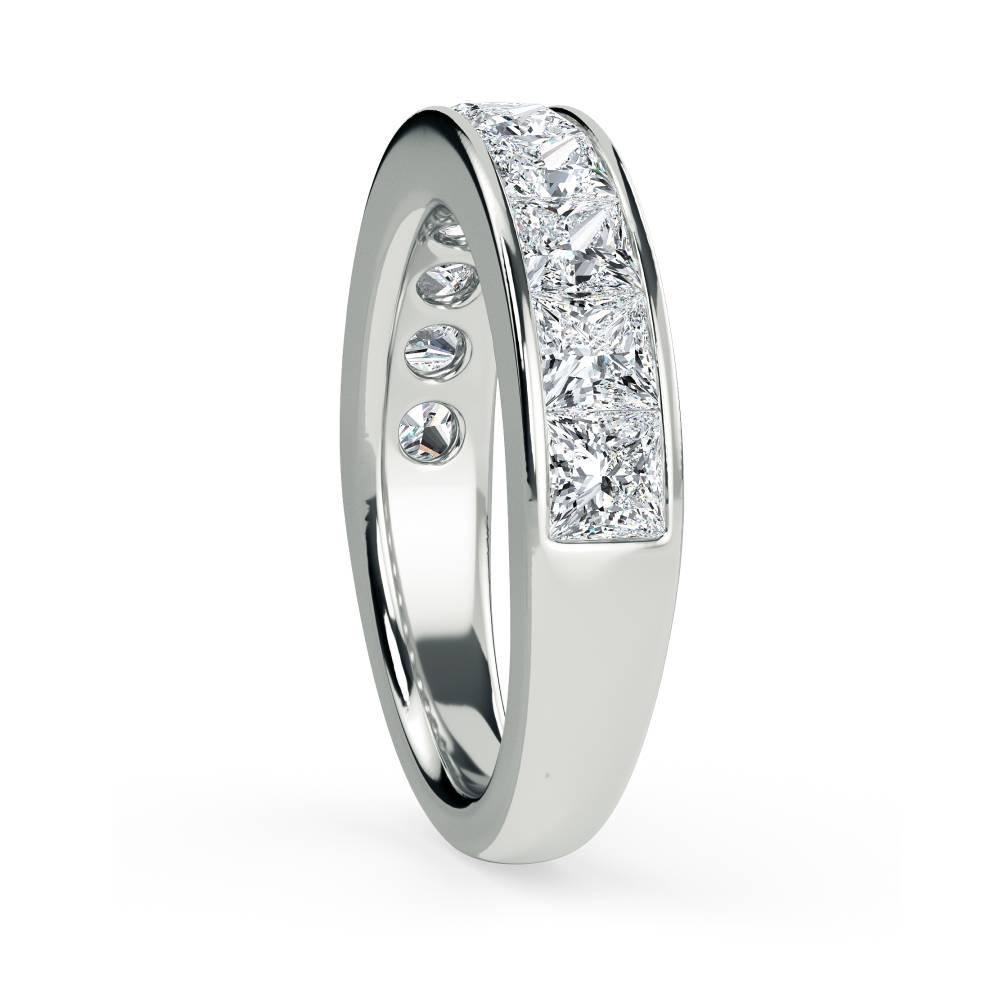 2.00ct Elegant Princess Diamond Eternity Ring W