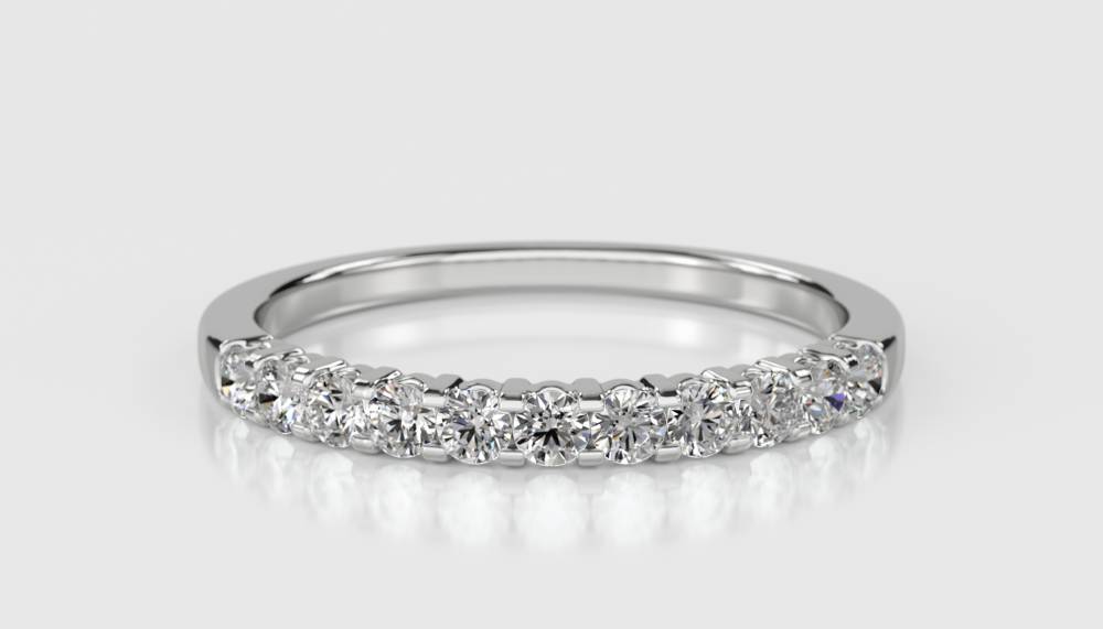 2mm Elegant Round Diamond Eternity Ring W