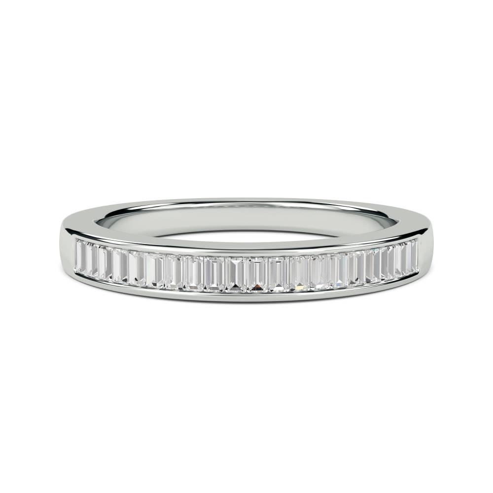 3.5mm Elegant Baguette Diamond Eternity Ring W